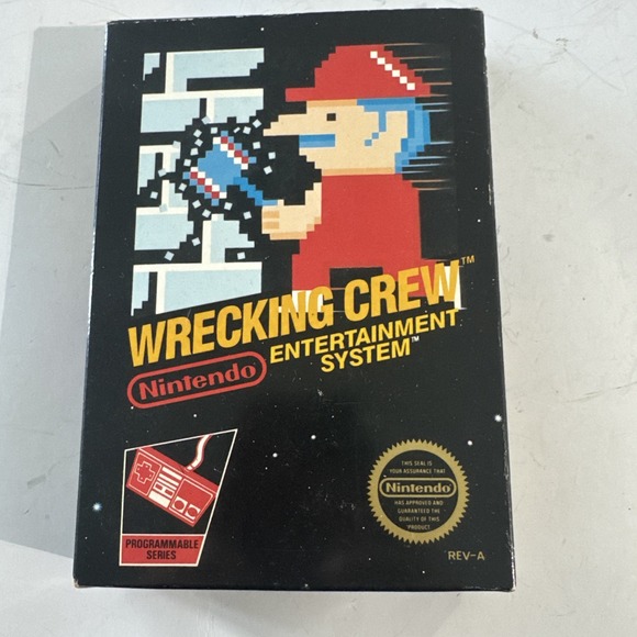 Wrecking Crew (Nintendo NES 1985) COMPLETE CIB